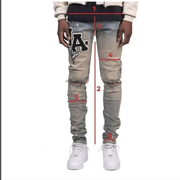 REPUTATION STUDIOS MENS SLIM FIT CARGO DENIM LIGHT STONE SIZE 30(s) - Picture 11 of 11